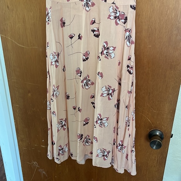 Free Press Pink Floral Midi Dress - Picture 3 of 5